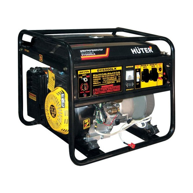 Генератор бензиновый HUTER DY6500LX