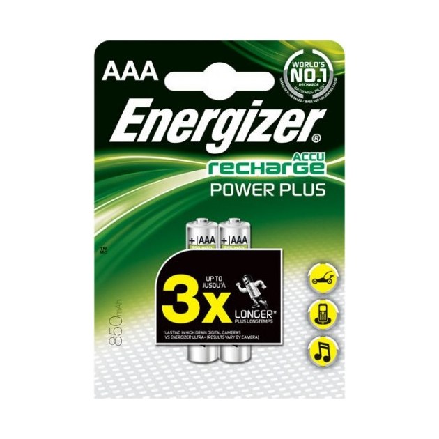 Аккумулятор ENERGIZER Power Plus AAA 850мАч