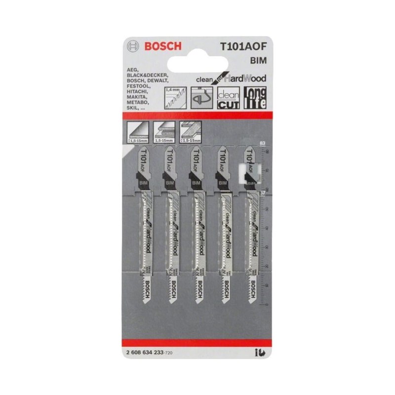Пилка лобзиковая Bosch T 101 AOF BIM