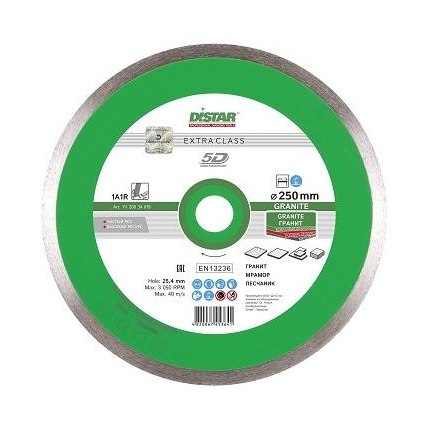 Диск алмазный DISTAR 1A1R Granite 250×1,6×10×25,4 мм
