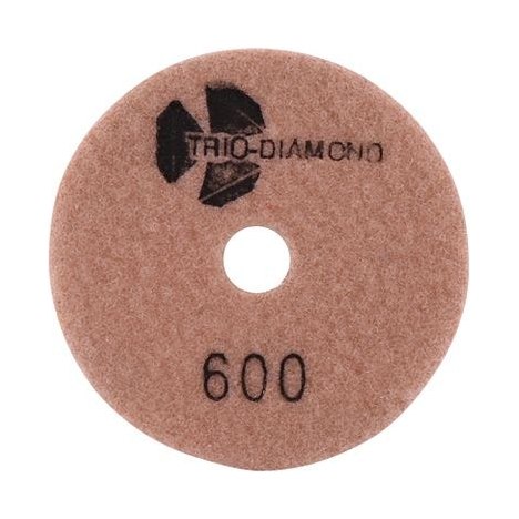 Круг алмазный гибкий шлифовальный TRIO-DIAMOND №600 (100мм)