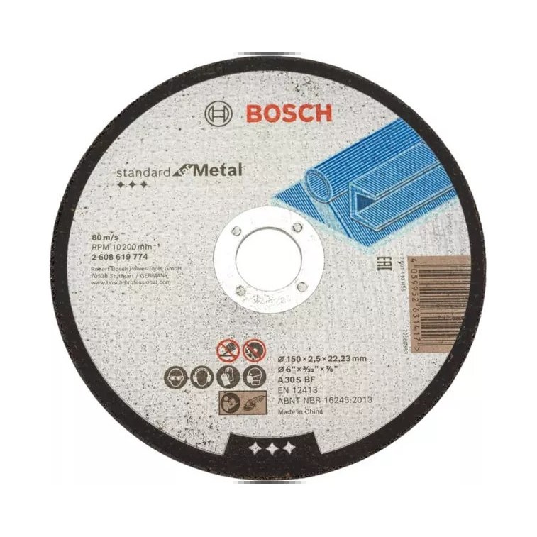 Круг отрезной по металлу BOSCH (150×2,5мм)