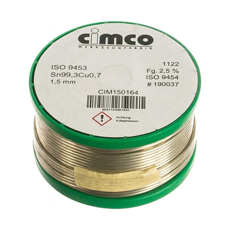 Припой мягкий Cimco 1,5мм (250гр)