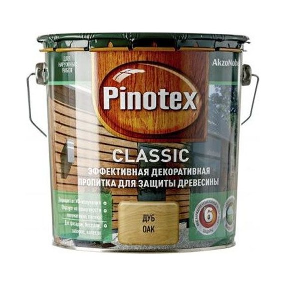 Пропитка Classic PINOTEX светлый дуб (2,7л)