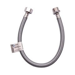 Подводка гибкая для воды AQUALINE 1/2" ВР-ВР 30см