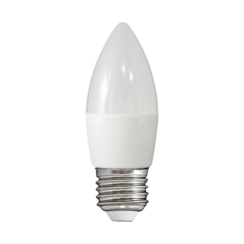 Лампа светодиодная свеча E27 12W 6500K General 35×105 мм