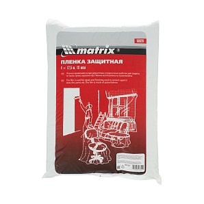Плёнка защитная 4х12,5м 15мкм Зубр