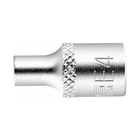 Головка торцевая,1/4, E4, CrV, Stels