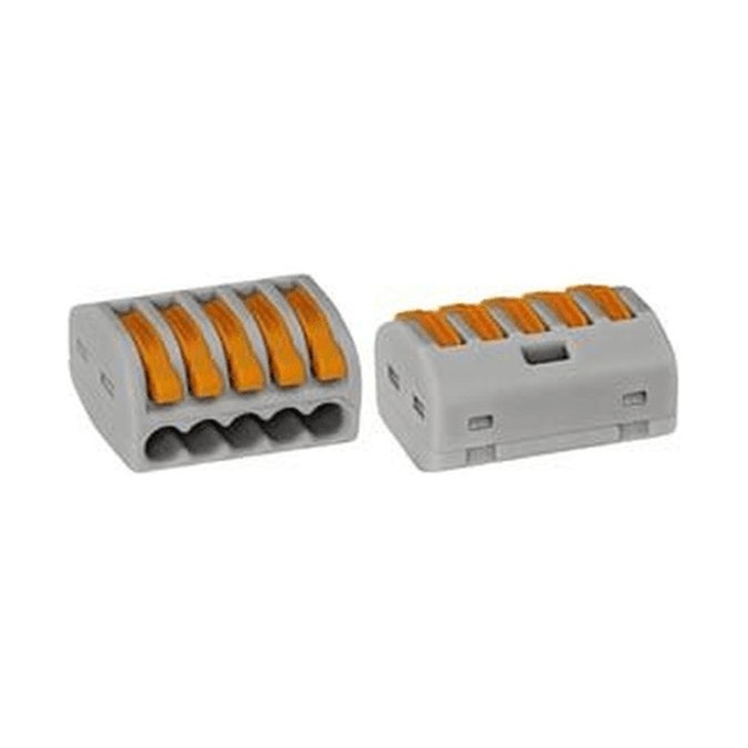 Wago 222-415 Соединитель для коммутационных коробок 5*0