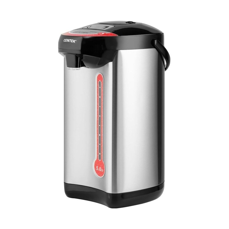 Термопот нержавеющий Centek CT-0082 5л 750Вт черный 3 способа подачи воды