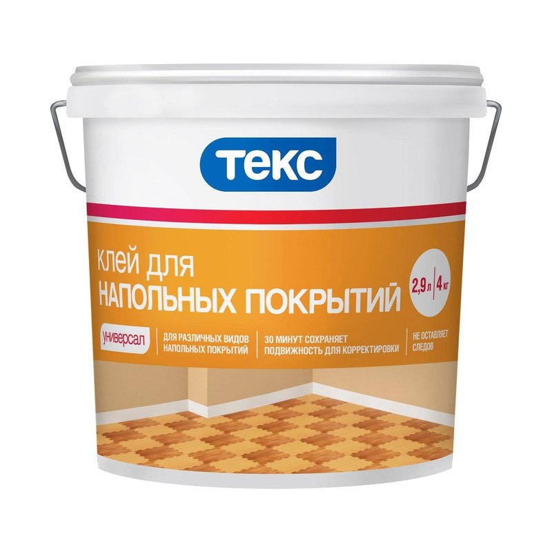 Клей для напольных покрытий ТЕКС 4кг