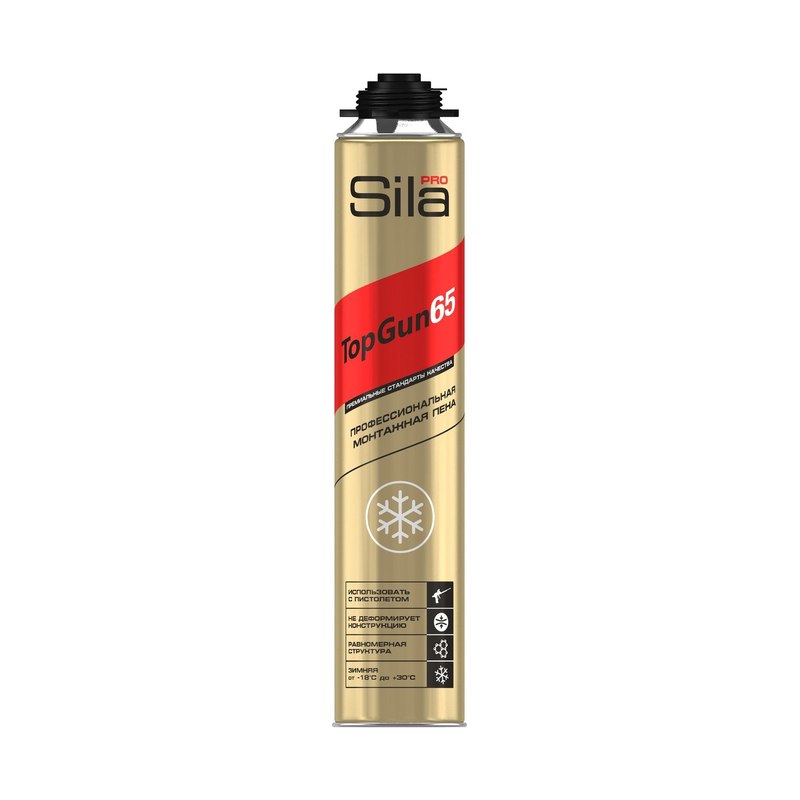 Пена монтажная профессиональная Sila Pro TopGun 875мл 12шт 816