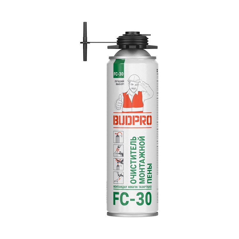 Очиститель монтажной пены БУДПРО FC-30 440мл