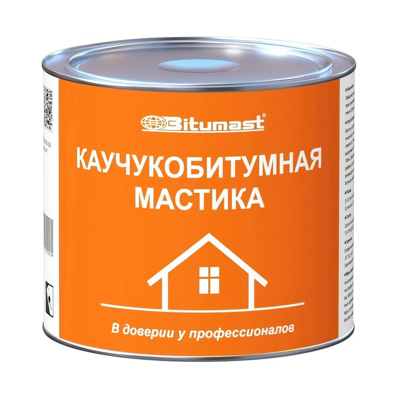 Мастика каучукобитумная BITUMAST 2л