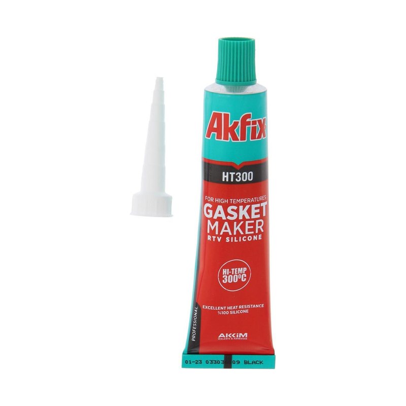 Герметик силиконовый термостойкий AKFIX HT300 50г черный