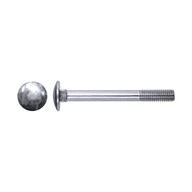 Болт М6*80 мебельный, с полукруглой головкой DIN603