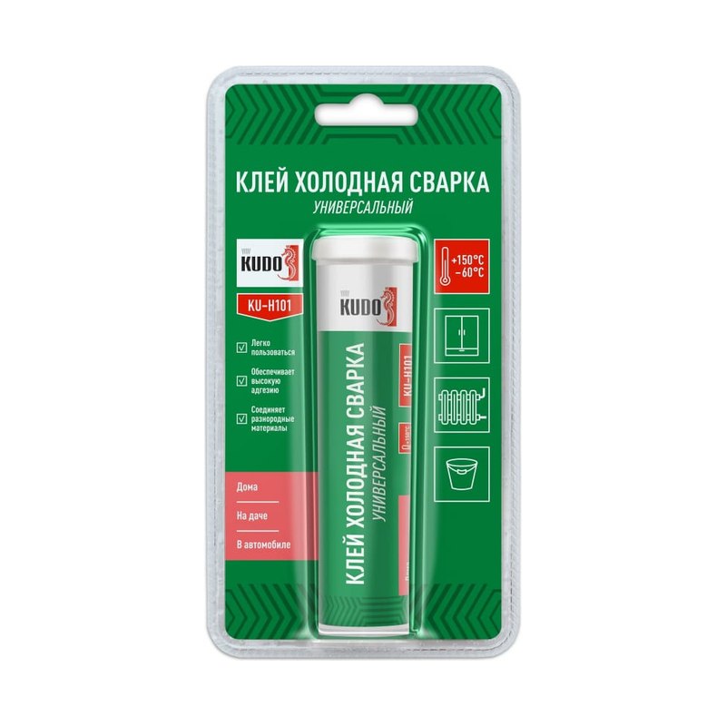 Клей холодная сварка KUDO универсальный (60г)