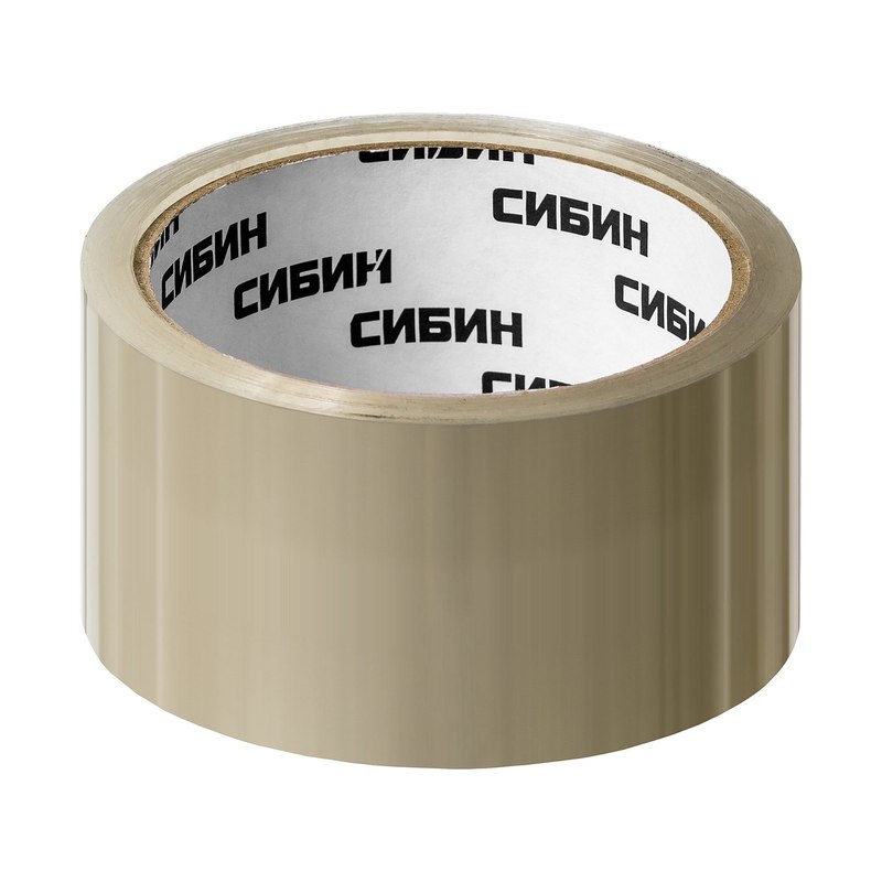 Клейкая лента полипропиленовая СИБИН 12055-50-50 48ммх50м прозрачная