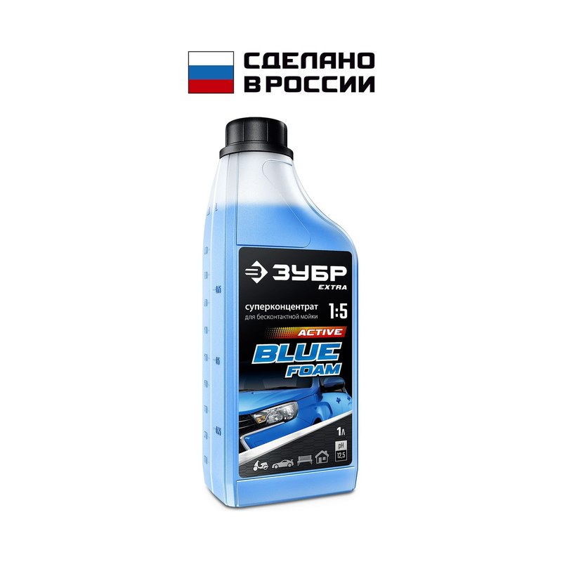 Шампунь концентрированный для минимоек универсальный ЗУБР Extra 1л 70651-1
