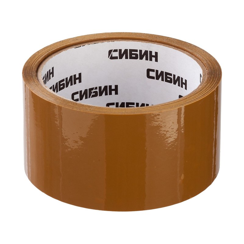 Лента клейкая коричневая СИБИН 48ммх50м 12057-50-50_z02