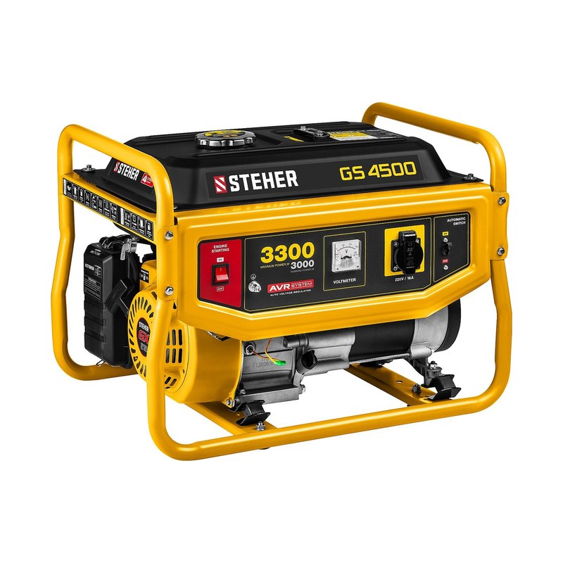 Генератор бензиновый STEHER GS-4500 3300Вт