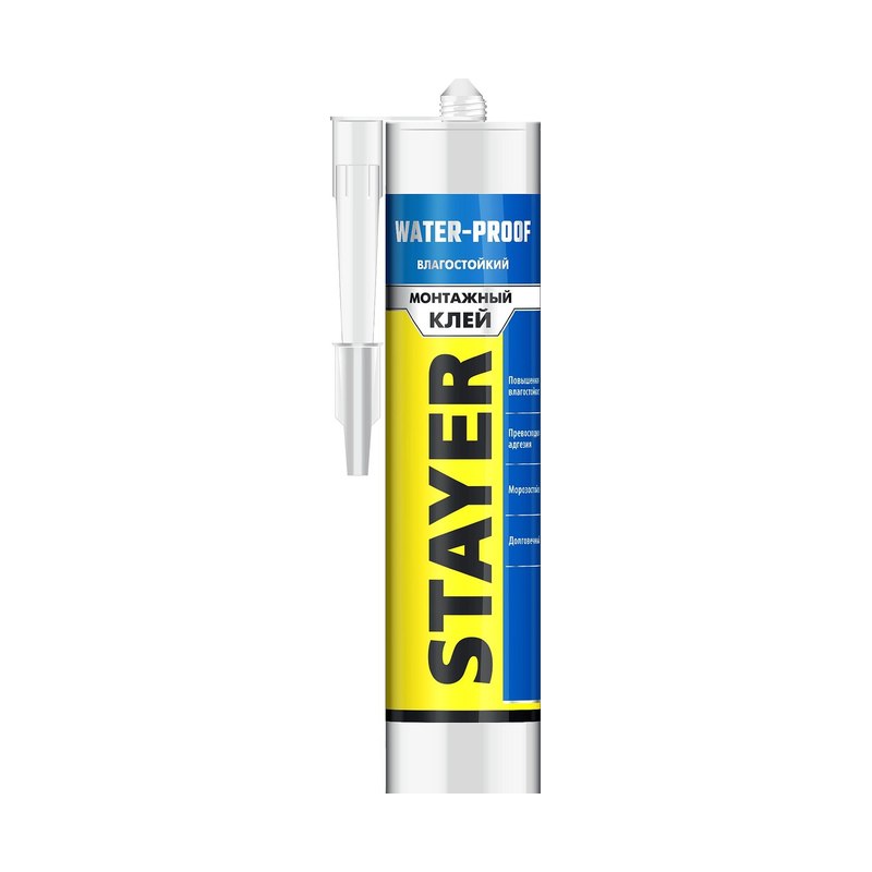 Клей монтажный влагостойкий STAYER Professional 280мл