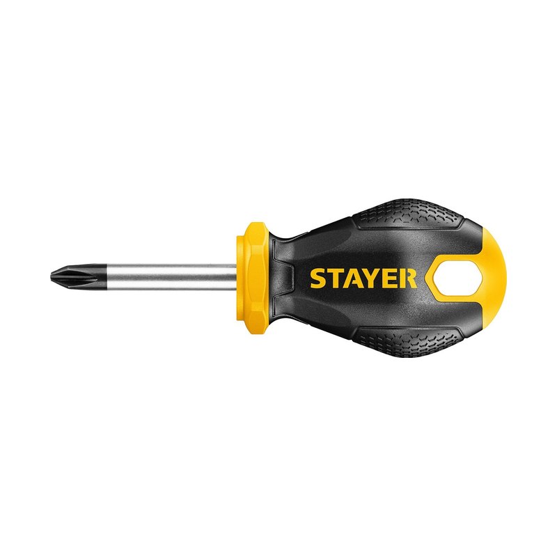 Отвертка столярная PH2 38мм STAYER HERCULES