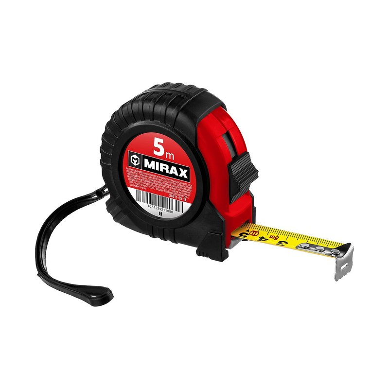 Рулетка MIRAX Rubber 5мх18мм