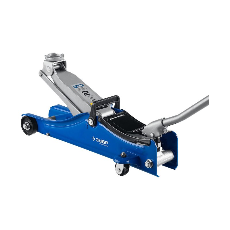 Домкрат подкатной увеличенный Зубр T-55 2Т 80-380мм