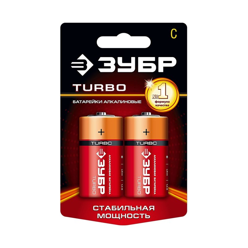 Батарейка щелочная Turbo C ЗУБР
