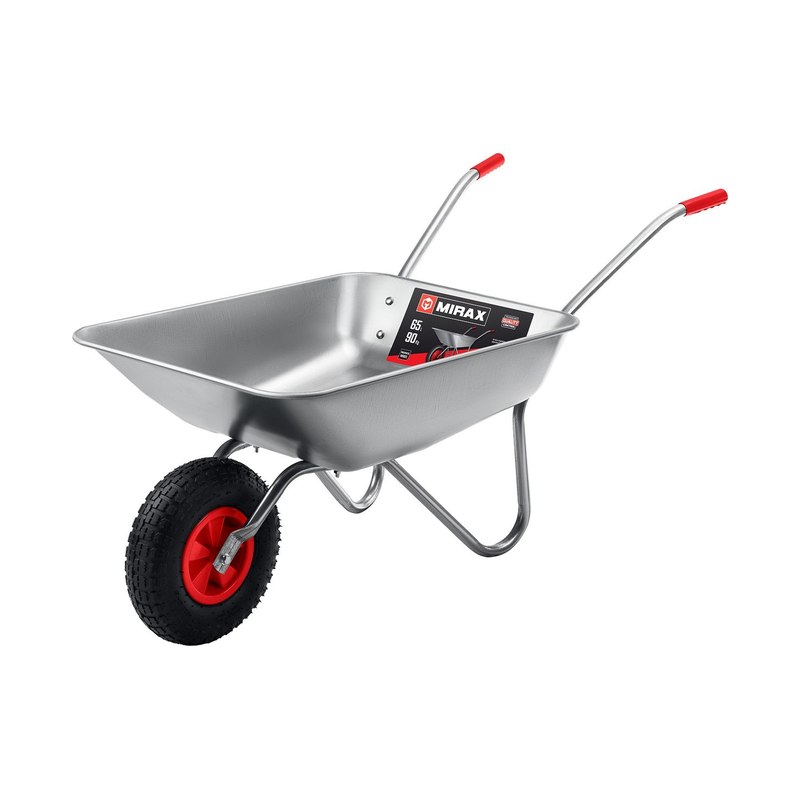 Тачка садовая 1-колесная MIRAX MX-1 65л 90кг