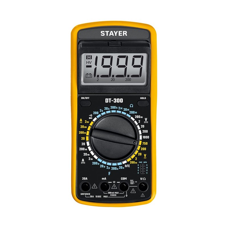 Мультиметр цифровой Stayer DT-300